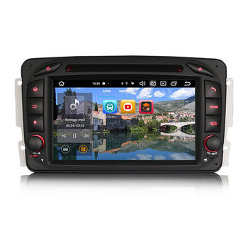 STOCK UE Erisin ES8563C 7 "DSP Android 13.0 Autoradio pour Mercedes Benz Viano Vito Classe G W463 Classe C W203 CLK W209