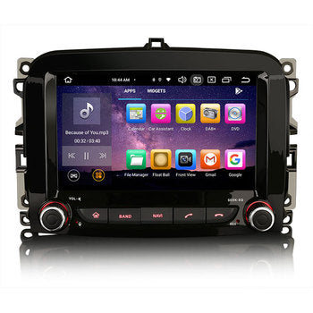 Erisin ES8554L 7 "Android 13.0 stéréo multimédia de voiture pour Bluetooth 4G carte SIM SWC DTV DSP pour Fiat 500L stock EU