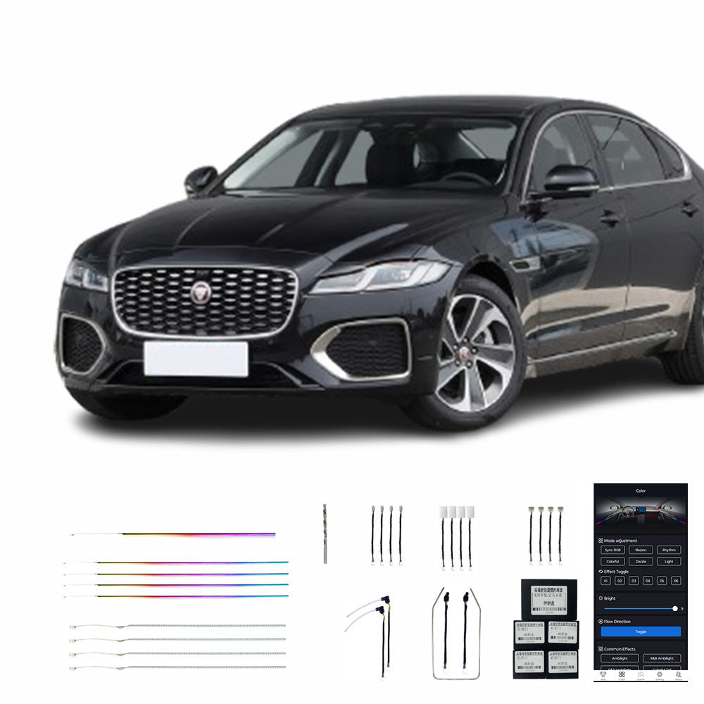 Jaguar 16-24 XFL XEL Version LED 24 Lampes Haute Qualite Vente Directe Usine Eclairage Ambiant Interieur Voiture