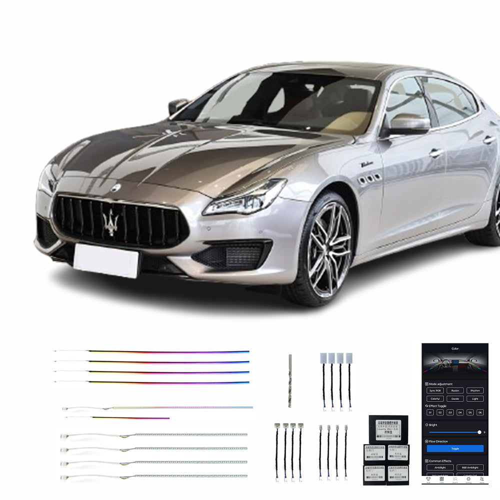 Levante Ghibli Quattroporte LED 22 Lampes Haute Qualite Usine Pour Vente Eclairage Ambiant Interieur Automobile