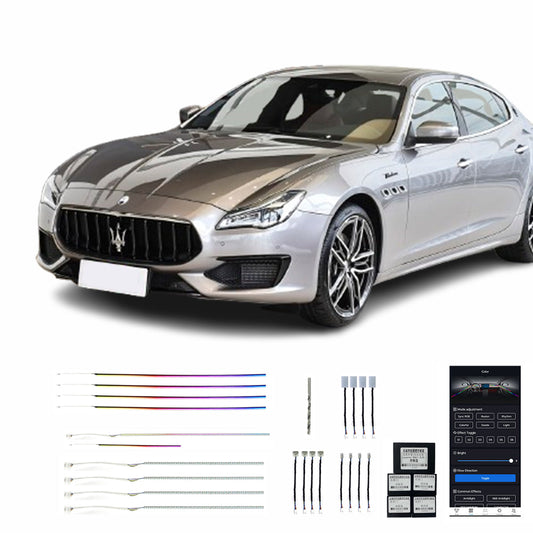 Levante Ghibli Quattroporte LED 22 Lampes Haute Qualite Usine Pour Vente Eclairage Ambiant Interieur Automobile