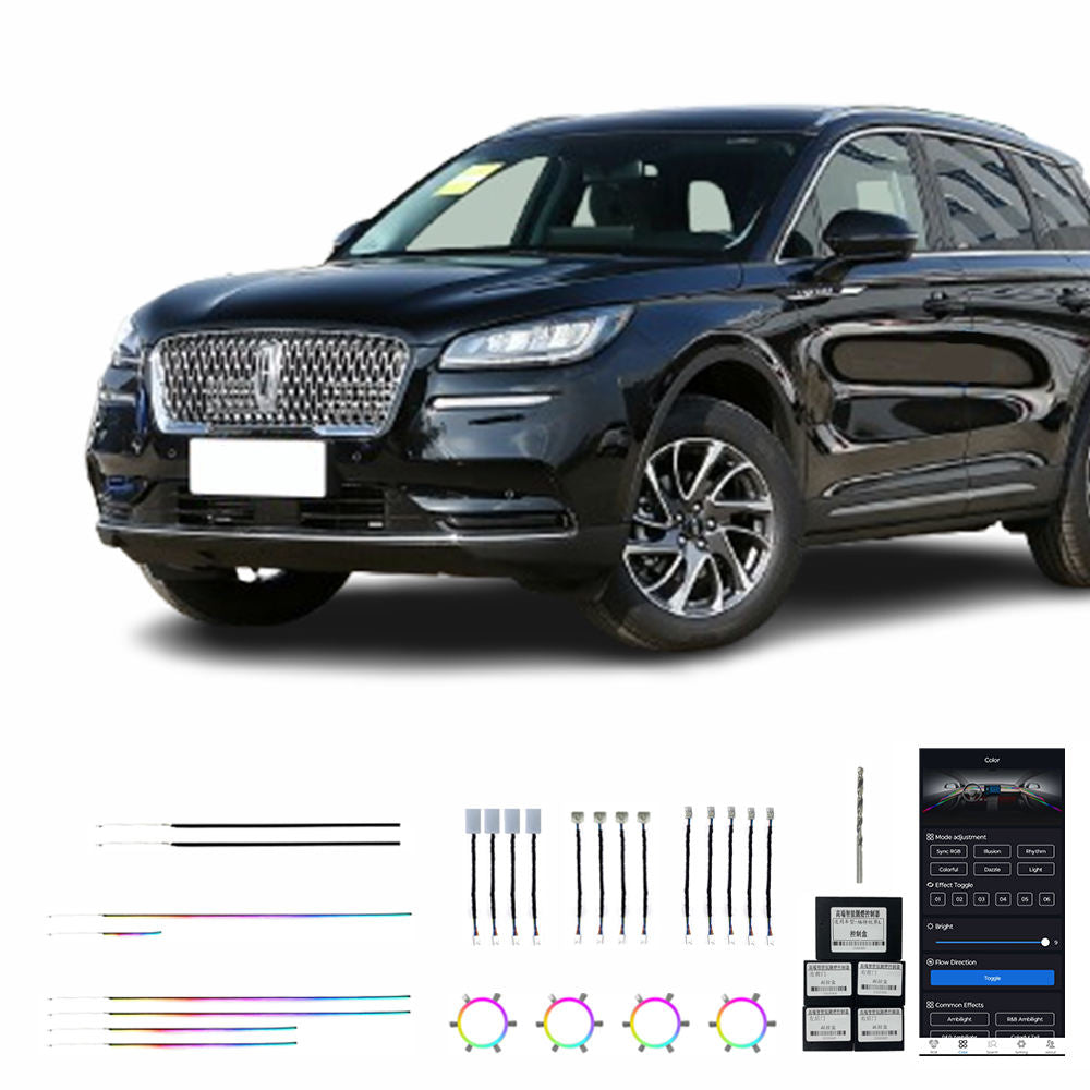 Lincoln 20 22 Nautilus Corsair Edition LED 25 Lamps High Quality Ambient Lighting Car Interior Refit