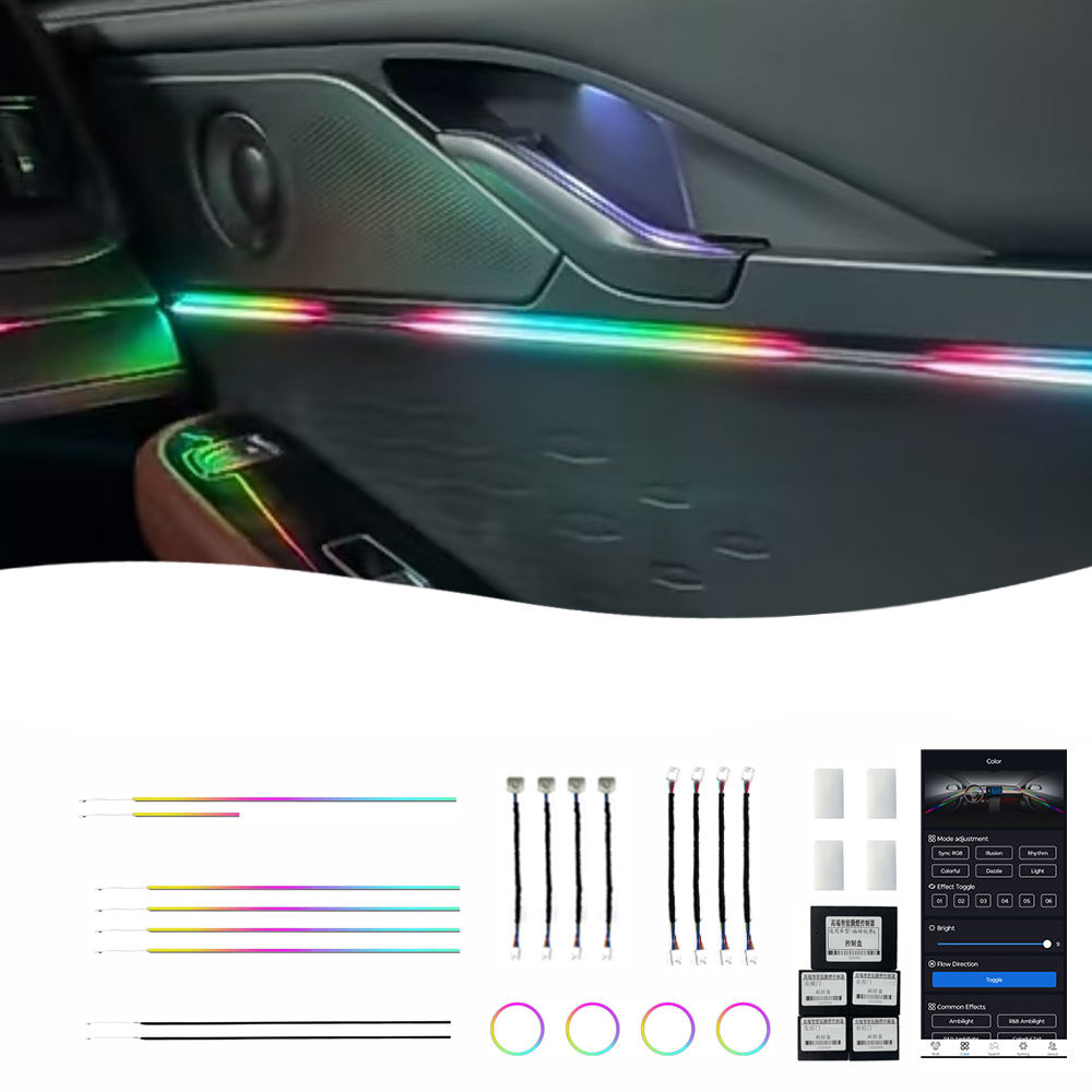 Lincoln Z Edition LED 24 Lumières Modifications Auto De Haute Qualité Éclairage Ambiant Intérieur Voiture