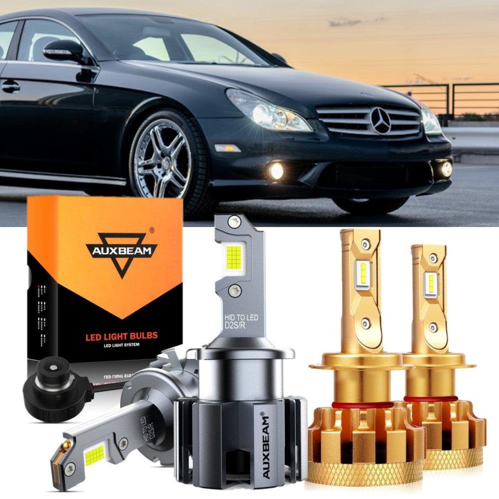 For 2006 Mercedes-Benz CLS55 AMG with HID headlamps LED Light Bulbs High Low Beam Bundle - Auxbeam  – éclairage LED auto