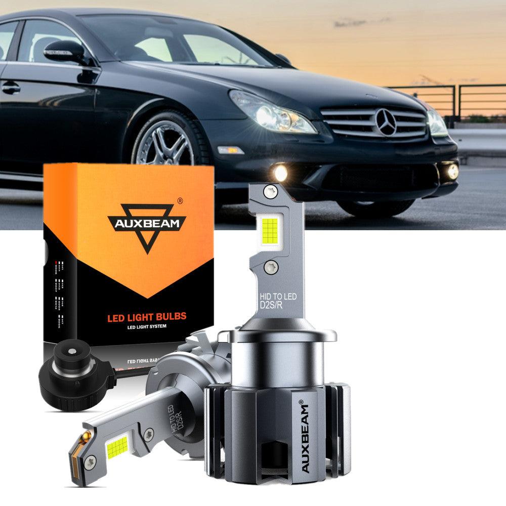 For 2006 Mercedes-Benz CLS55 AMG with HID headlamps LED Light Bulbs High Low Beam Bundle - Auxbeam  – éclairage LED auto
