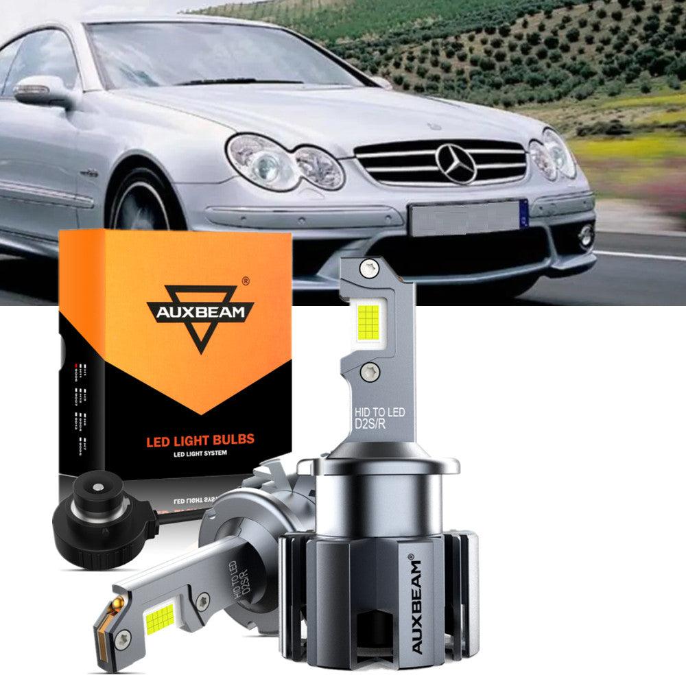 For 2007-2009 Mercedes-Benz CLK63 AMG with HID headlamps LED Light Bulbs High Low Beam Bundle - Auxbeam  – éclairage LED auto