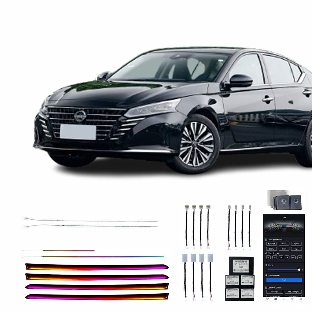 Nissan 19-23 Teana Éclairage Dynamique 20 Lumières Vente Usine Modification Intérieur Voiture Lumière Ambiante Intérieur Voiture