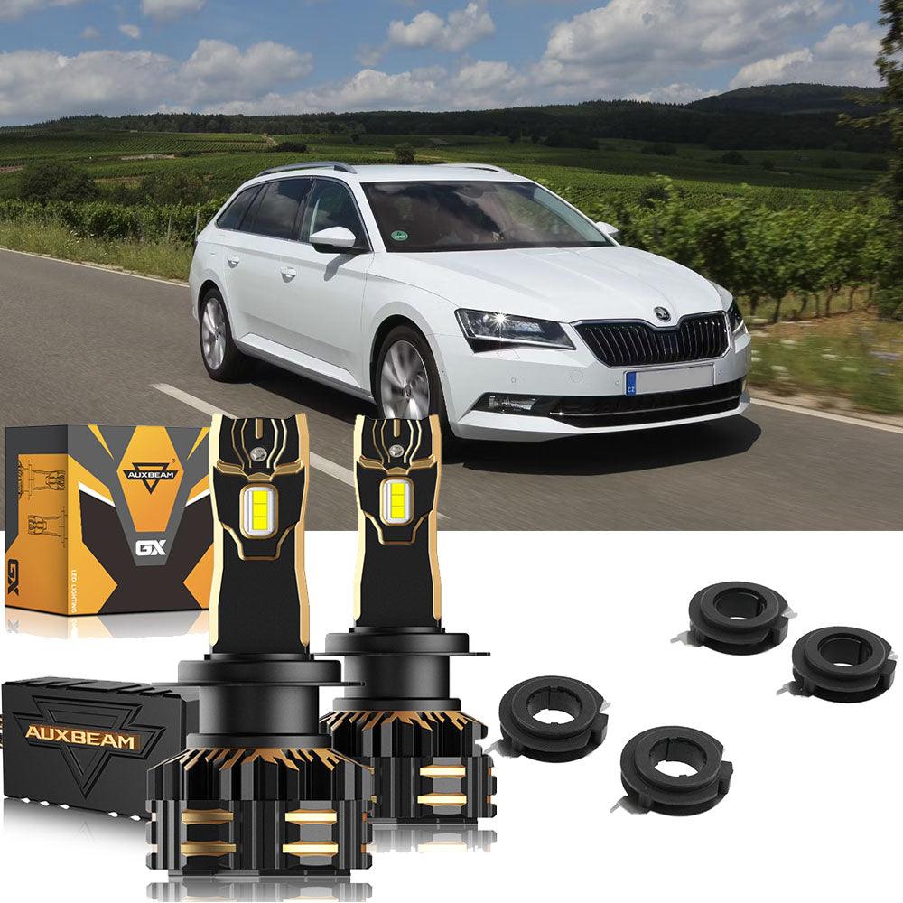 For 2015 Skoda Superb 3 (3V) H7 LED Headlight Bulbs - Auxbeam  – éclairage LED auto