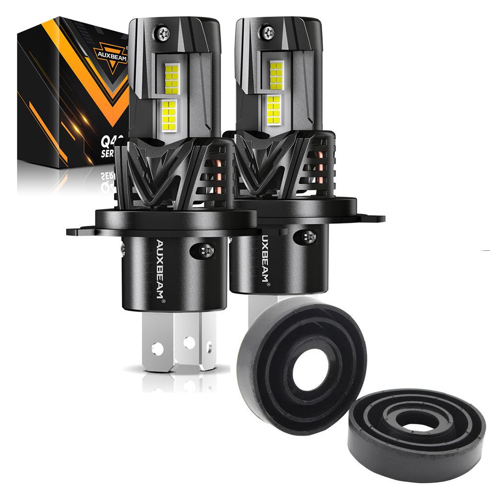 🆕H4/9003 LED Headlight Bulbs Q40 Series Ultra-High Brightness 120W 30000LM 6500K Cool White | 2 Bulbs - Auxbeam  – éclairage LED auto
