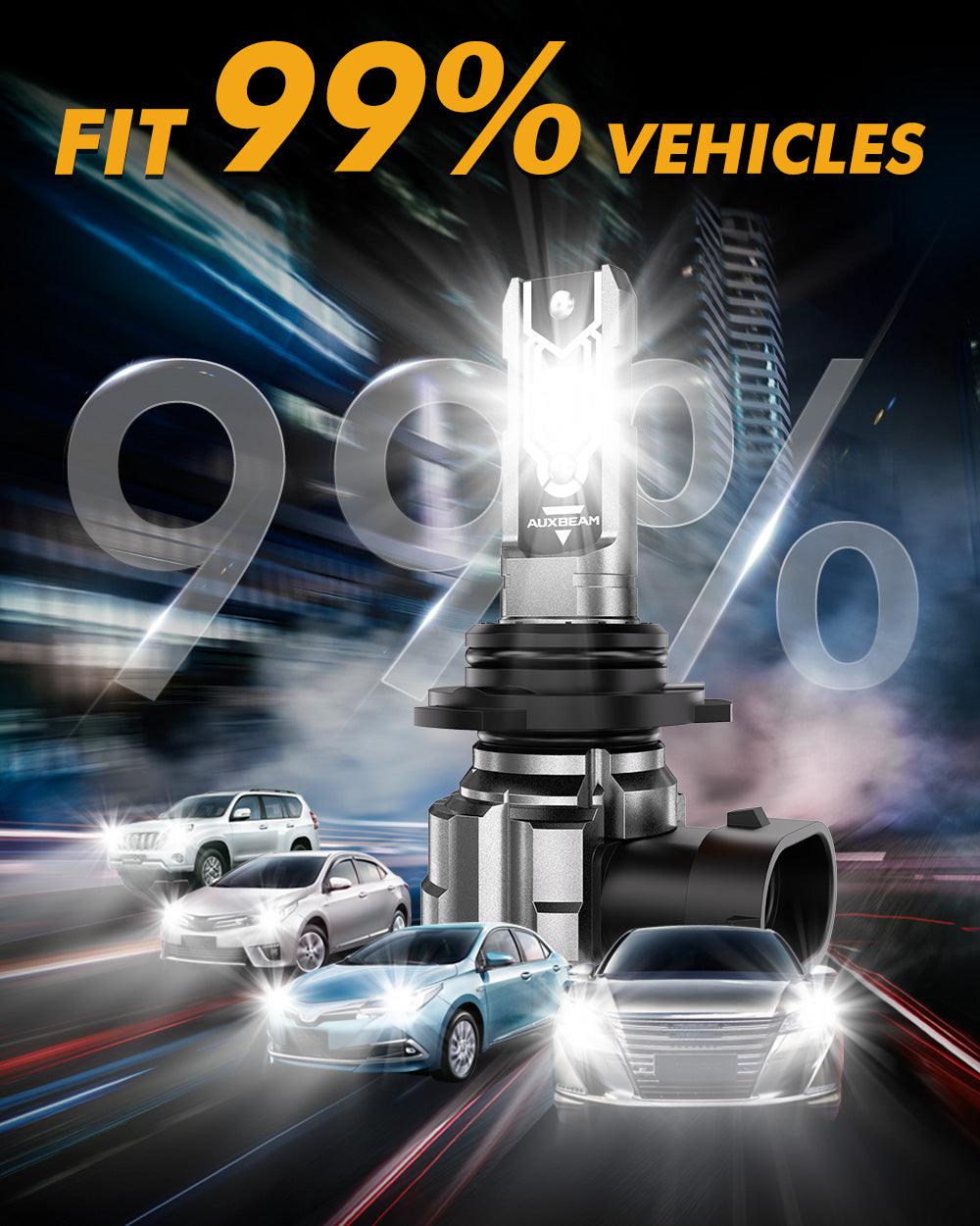 🆕9006 HB4 LED Fog Light/DRL Bulbs 50W 10000LM 6500K Cool White Q5 Series | 2 Bulbs