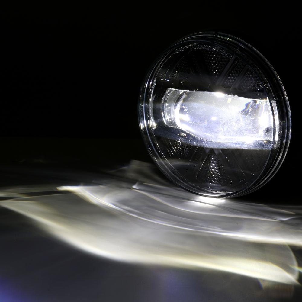 (2pcs/set) 48W LED Fog Lights DOT Approved For 2007-2013 GMC Sierra 1500 / 2007-2014 Sierra 2500HD 3500HD (Black)