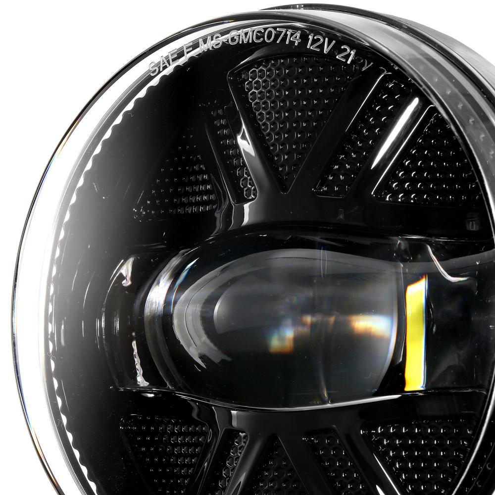 (2pcs/set) 48W LED Fog Lights DOT Approved For 2007-2013 GMC Sierra 1500 / 2007-2014 Sierra 2500HD 3500HD (Black)