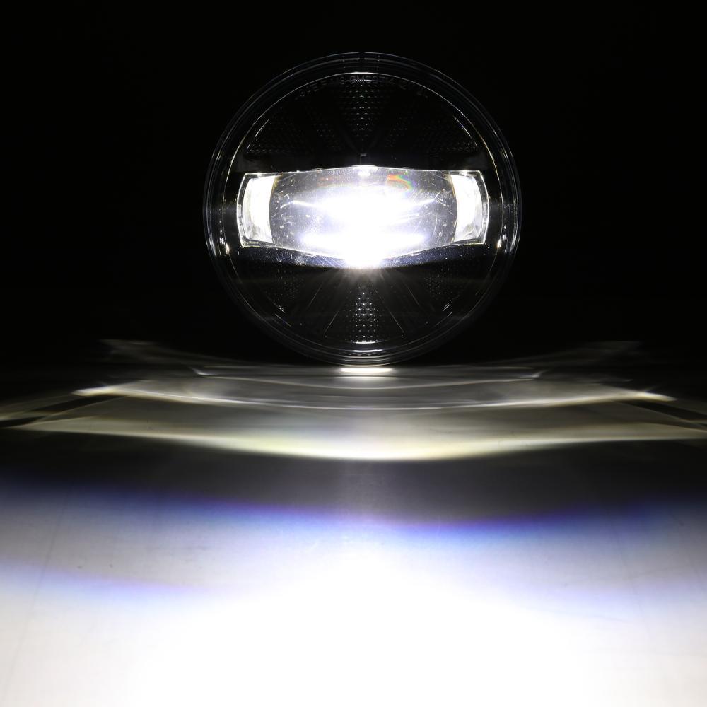 (2pcs/set) 48W LED Fog Lights DOT Approved For 2007-2013 GMC Sierra 1500 / 2007-2014 Sierra 2500HD 3500HD (Black)