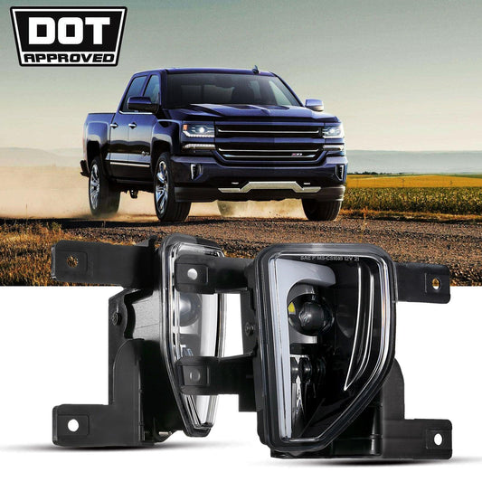 45W LED Fog Lights DOT (2pcs/set) for Silverado 1500