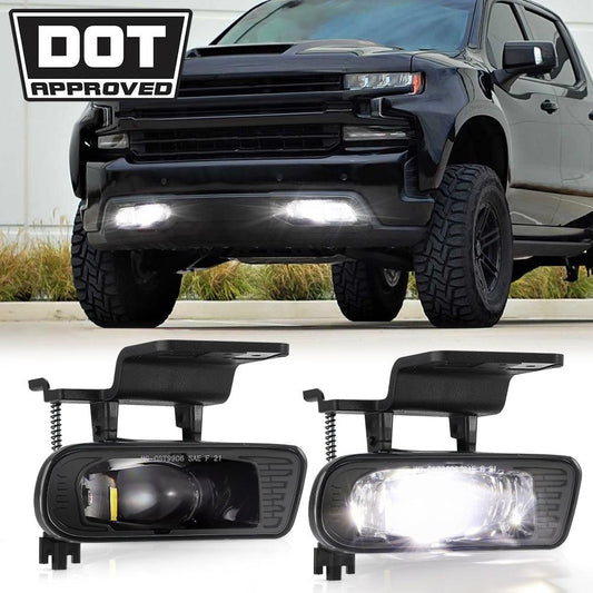 (2pcs/set) 60W Approved LED Fog Lights for Chevrolet Silverado 1500/2500 1999 2000 2001 2002