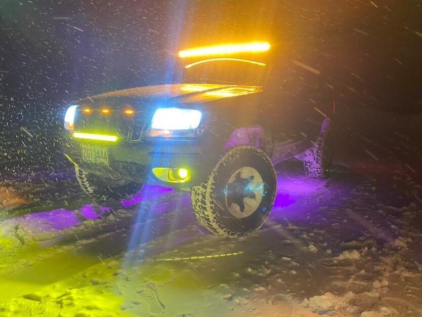 50 Inch 6 Modes White&amp;Amber Curved Off Road Led Light Bar