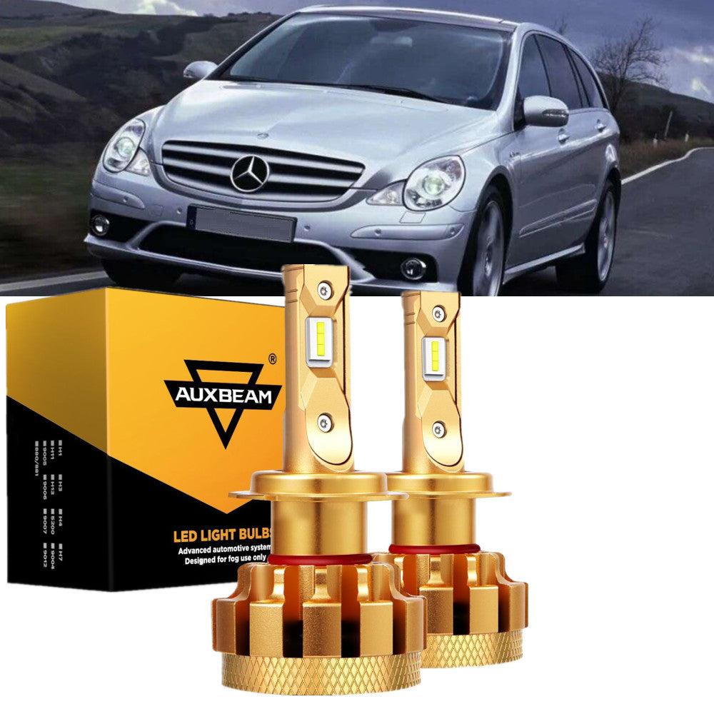 For 2007 Mercedes-Benz R63 AMG with HID headlamps LED Light Bulbs High Low Beam Bundle - Auxbeam  – éclairage LED auto