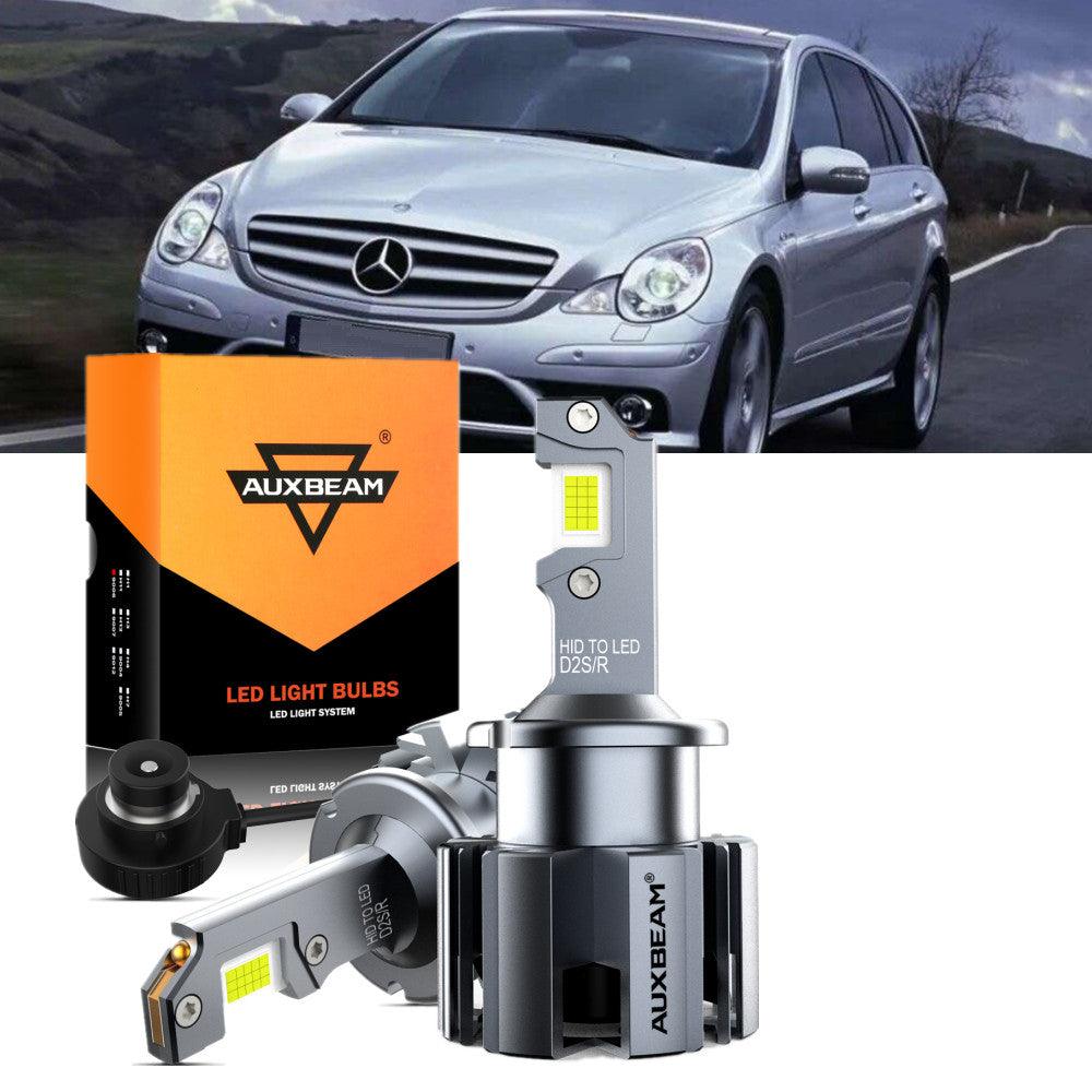 For 2007 Mercedes-Benz R63 AMG with HID headlamps LED Light Bulbs High Low Beam Bundle - Auxbeam  – éclairage LED auto