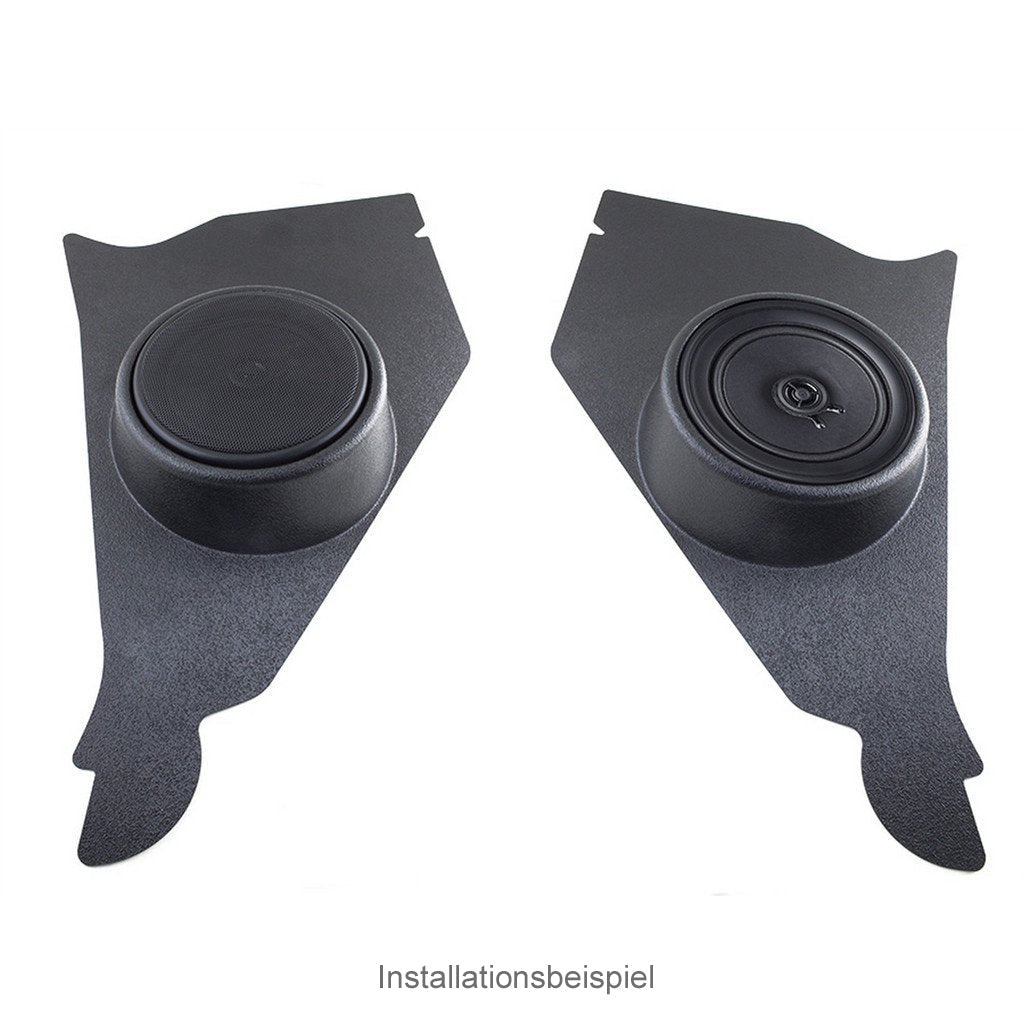 RETROSOUND Kickpanels without S-62 Speakers, Chevrolet (1955-56), black