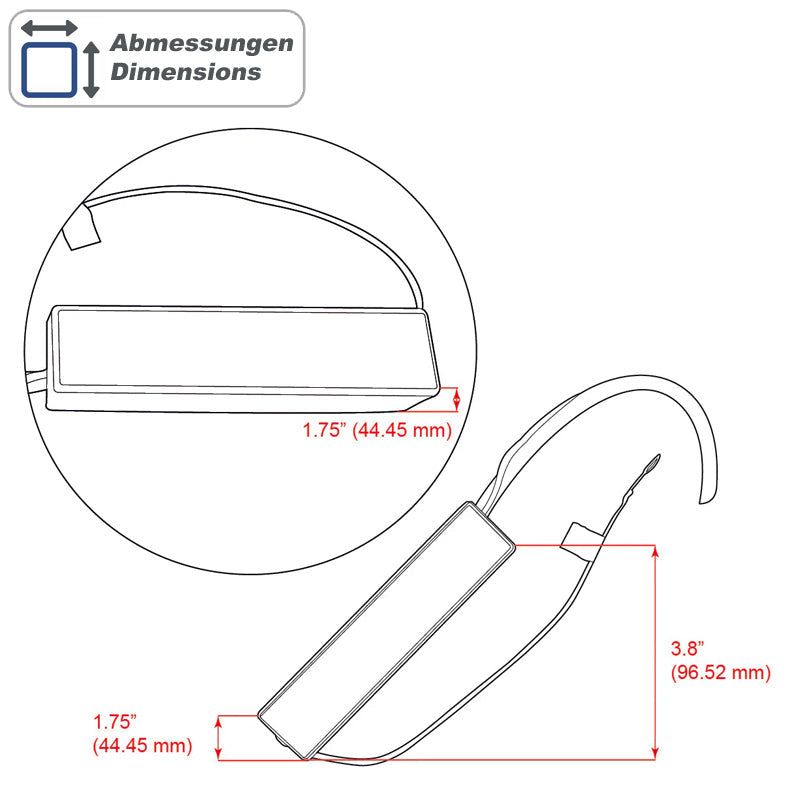 RETROSOUND active window antenna (AM/FM radio)