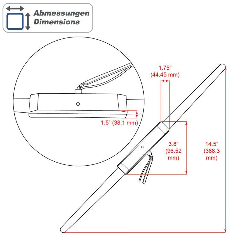 RETROSOUND active window antenna (FM radio)