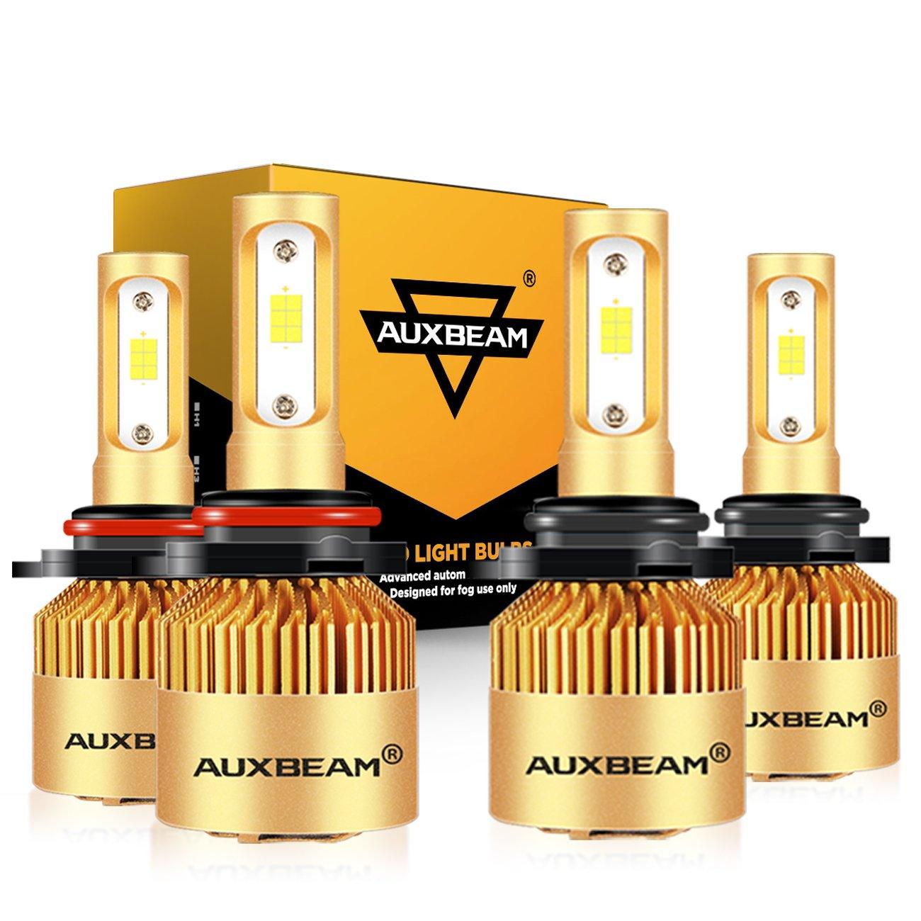 9005+9006 LED Headlight Bulbs 72W 8000LM S3 Series Fan Cooling 6500K Cool White | 4 Bulbs