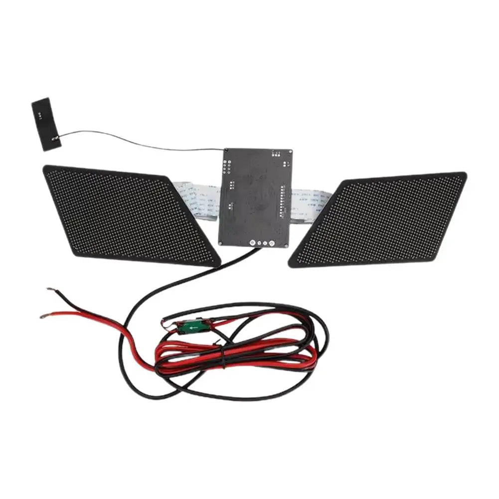 NEW Devil's Eye Angel's Eye LED Screen Car Fog Lamp Decoration Light Arrival Dynamic Cool DIY LED Pixel Screen Protective Cover