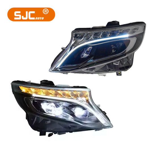 SJC Auto Car Accessories LED Phares Mercedes Benz V Class Vito W447 V260 V250 2016-2022