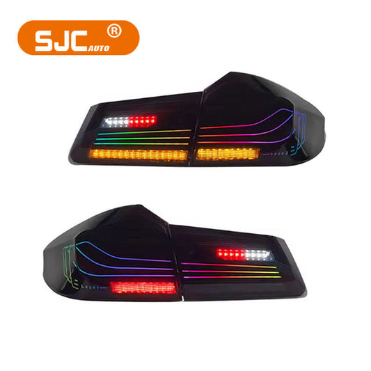 SJC Car Auto Parts BMW 5 Séries G30 G38 F90 M5 2018-2020 Feux Arrière RGB