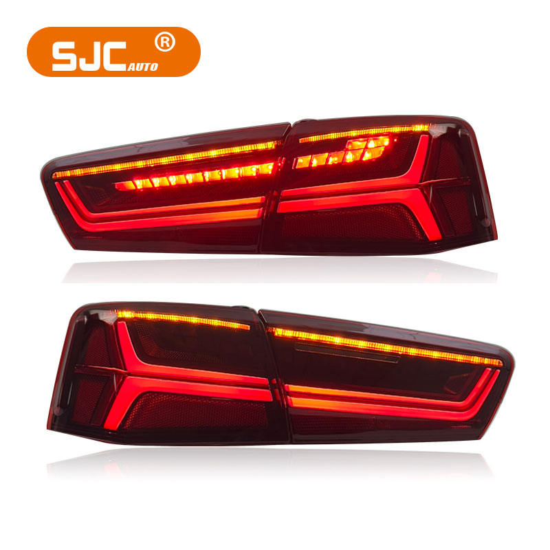 قطع غيار SJC Dynamic لمصابيح LED الخلفية لسيارة Audi A6 موديل 2012-2015