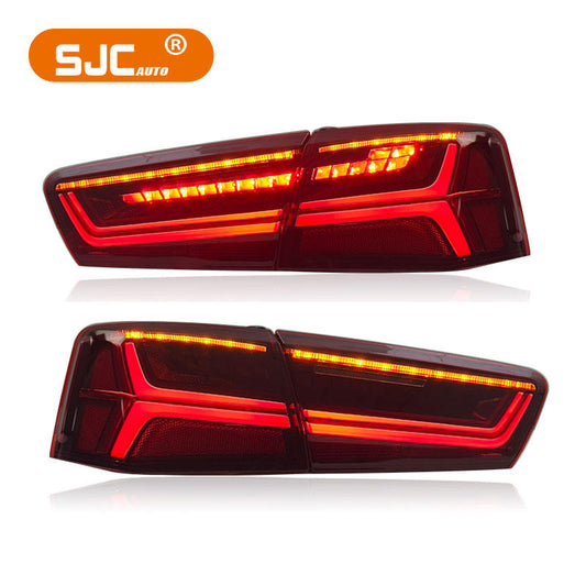 قطع غيار SJC Dynamic لمصابيح LED الخلفية لسيارة Audi A6 موديل 2012-2015
