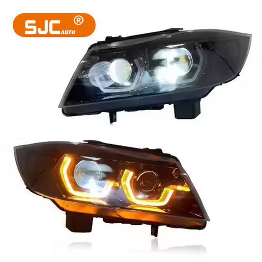 SJC pour BMW E90 Phare 2005-2012 Lentille Projecteur LED