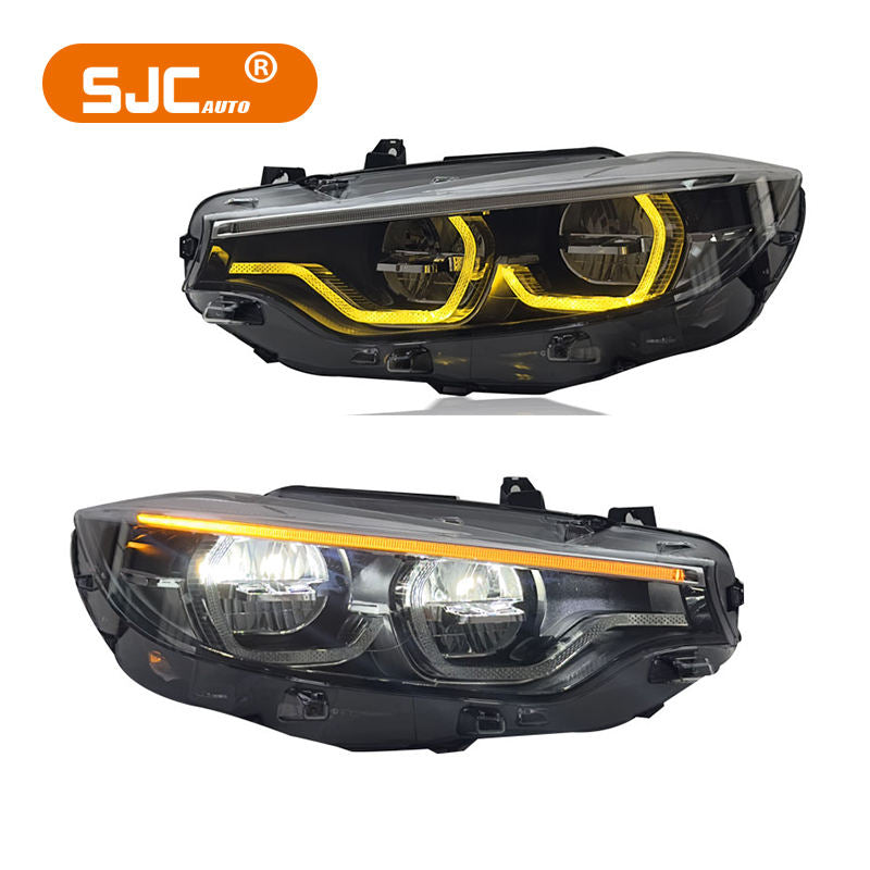 SJC لمصابيح أمامية LED لسيارة BMW الفئة الرابعة F32 F36 F80 M4 F82 2013-2019