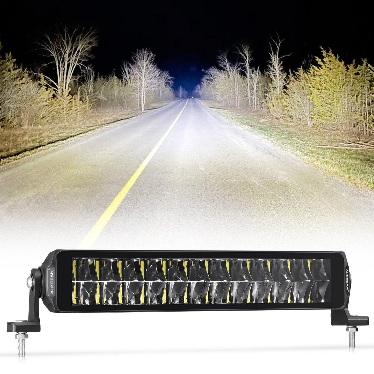 SP-basic Series 12 Inch/22 Inch/32 Inch/42 Inch/52 Inch Double Row Off Road LED Light Bar Without Amber&White DRL