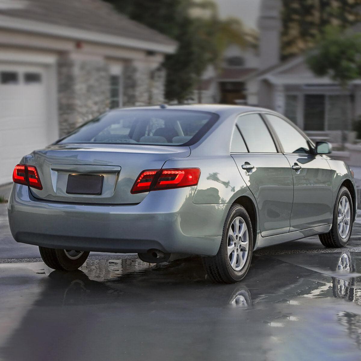 LED Tail Lights Assembly With Amber Turn Signal For 2006-2011 Toyota Camry XV40 Regular Models