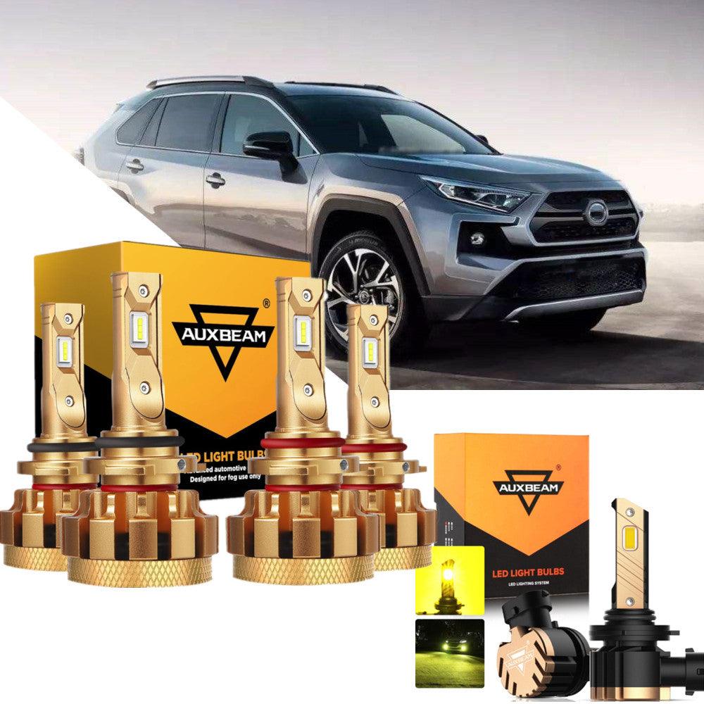 For 2000 Toyota RAV4 F-16 Plus Series Built-in Canbus Automotive Grade 14000LM LED Light Bulbs High Low Beam Bundle - Auxbeam  – éclairage LED auto
