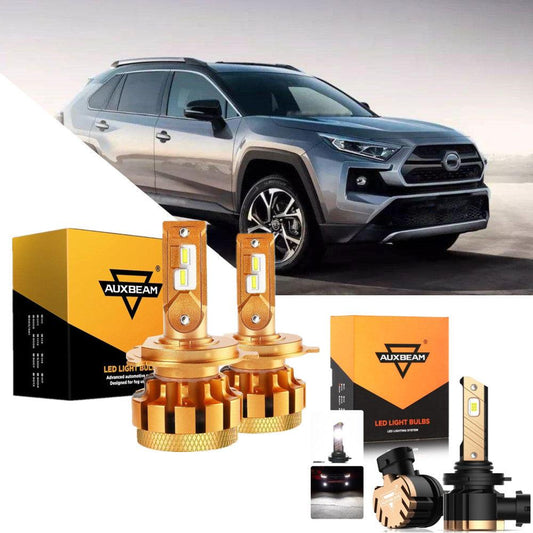 For 2004 Toyota RAV4 F-16 Plus Series Built-in Canbus Automotive Grade 14000LM LED Light Bulbs High Low Beam Bundle - Auxbeam  – éclairage LED auto