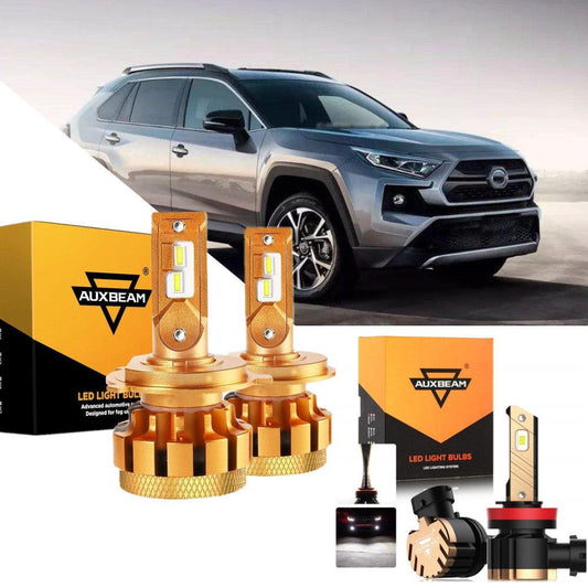 For 2005 Toyota RAV4 F-16 Plus Series Built-in Canbus Automotive Grade 14000LM LED Light Bulbs High Low Beam Bundle - Auxbeam  – éclairage LED auto
