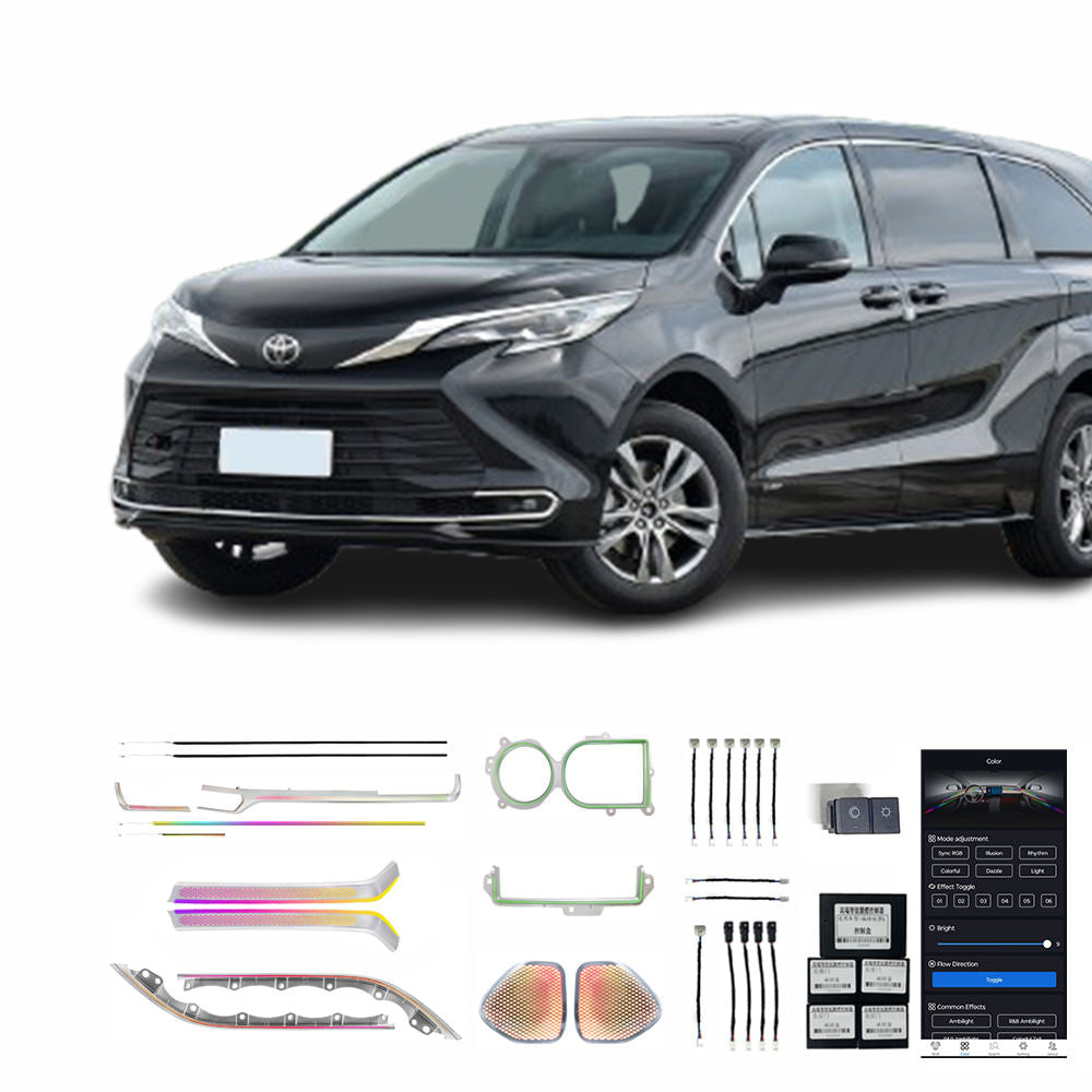 Toyota 24 Sienna 28 Lampes De Haute Qualité Vente Usine Lumière Ambiante Intérieur De Voiture