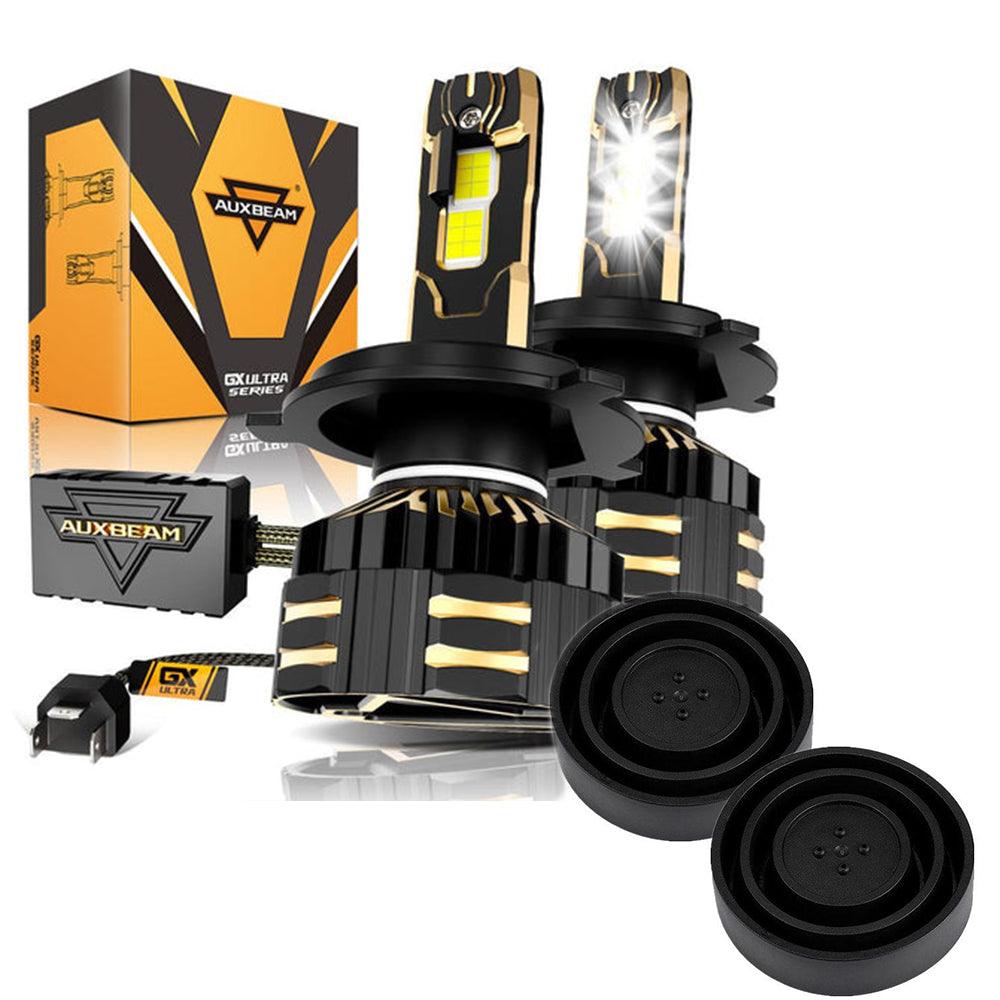 🆕H4 LED Headlight Bulbs 240W 40000LM GX-ULTRA Series 6500K Cool White | 2 Bulbs - Auxbeam  – éclairage LED auto