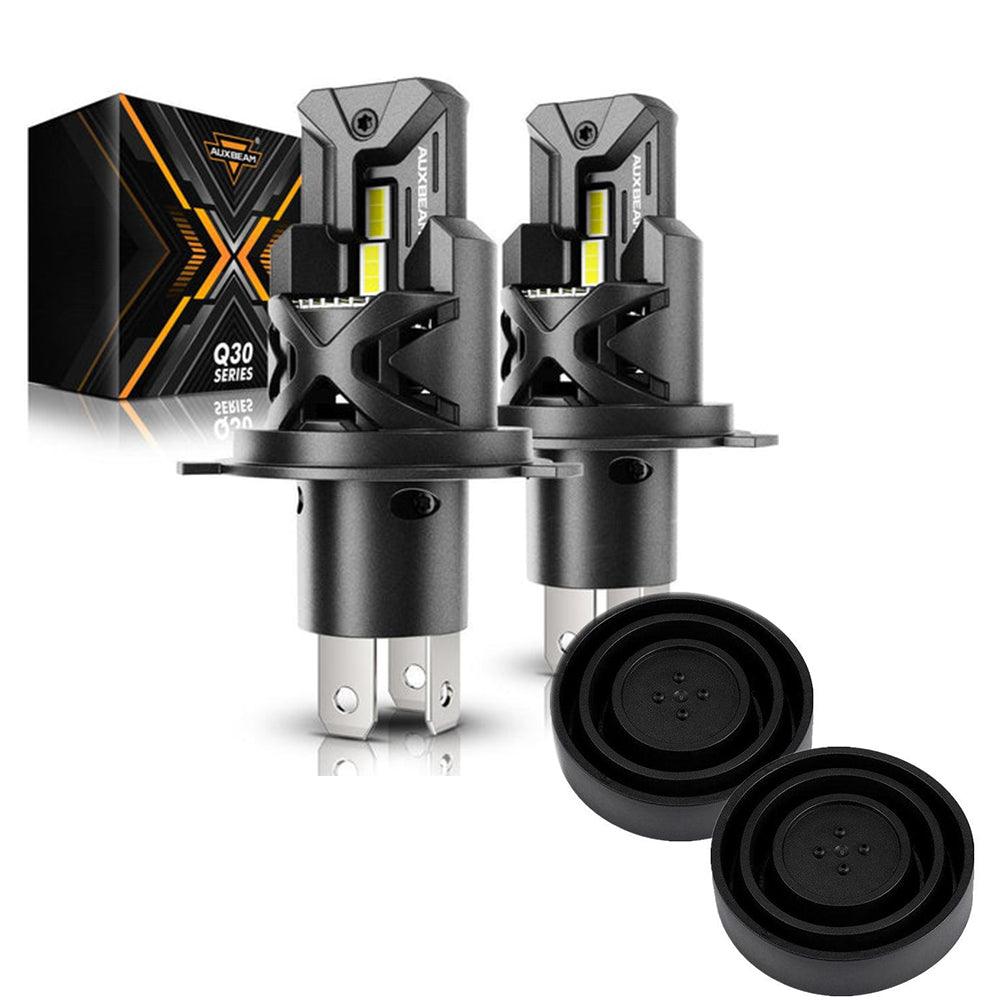H4/9003 LED Headlight Bulbs Q30 Series Brightest Wireless 110W 24000LM 6500K Cool White | 2 Bulbs - Auxbeam  – éclairage LED auto