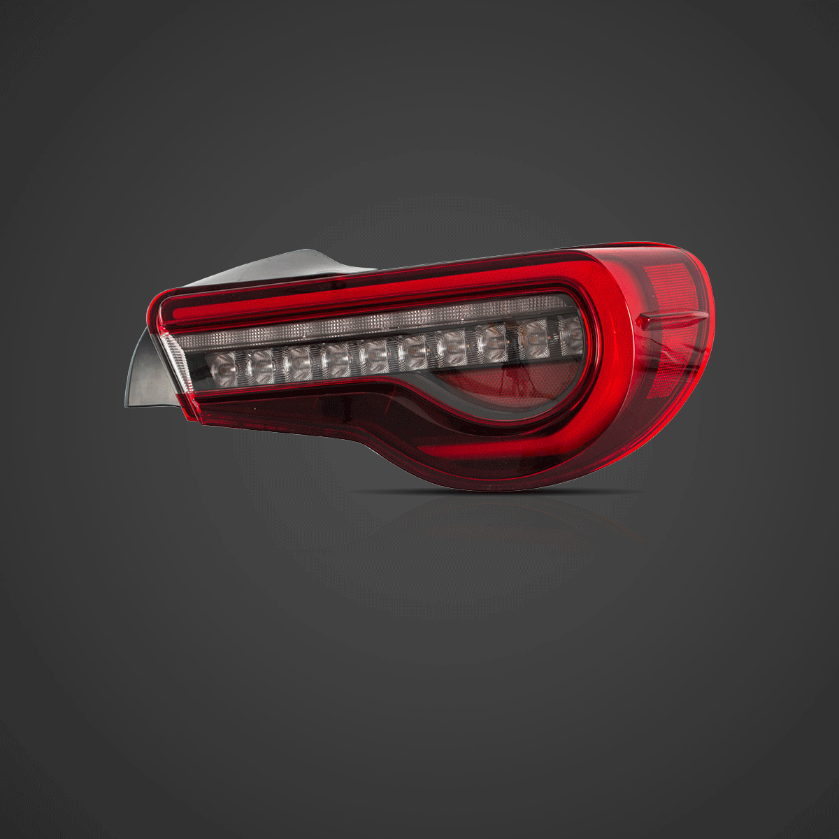 مجموعة مصابيح خلفية LED مع مؤشرات انعطاف متسلسلة لسيارة تويوتا 86 GT86 موديلات 2012-2020، وسوبارو BRZ موديلات 2013-2020، وسكيون FR-S موديلات 2013-2020