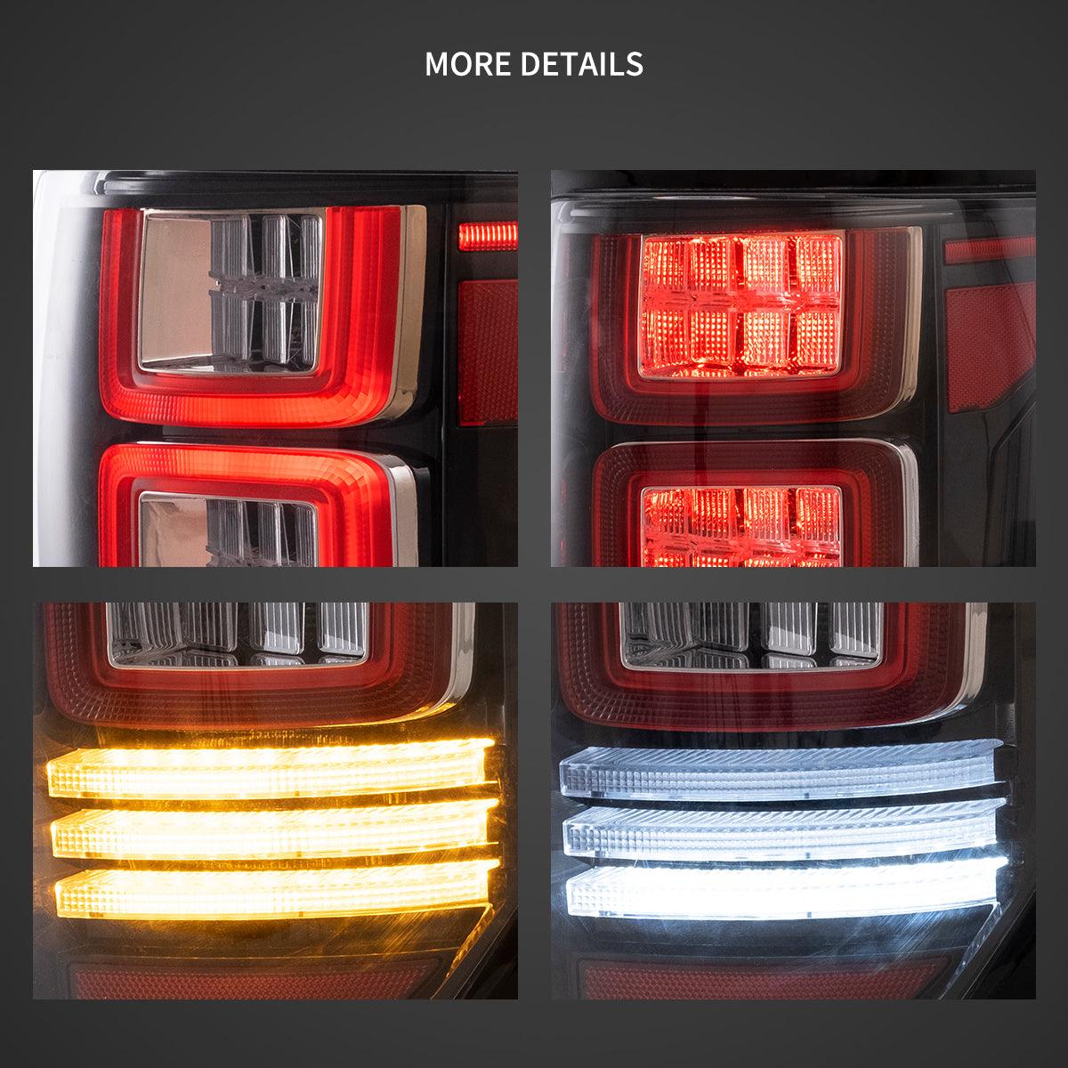 LED Tail Lights Assembly With Sequential Turn Signal For 2009-2014 Ford F150 12th Gen (P415) - Vland  – éclairage LED auto