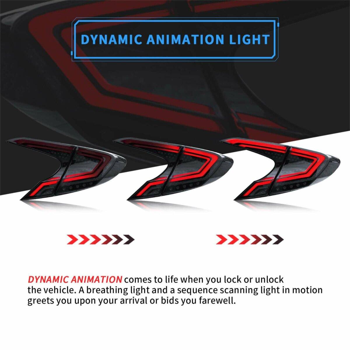 LED Tail Light Assembly For 2018-2020 Toyota CHR/C-HR