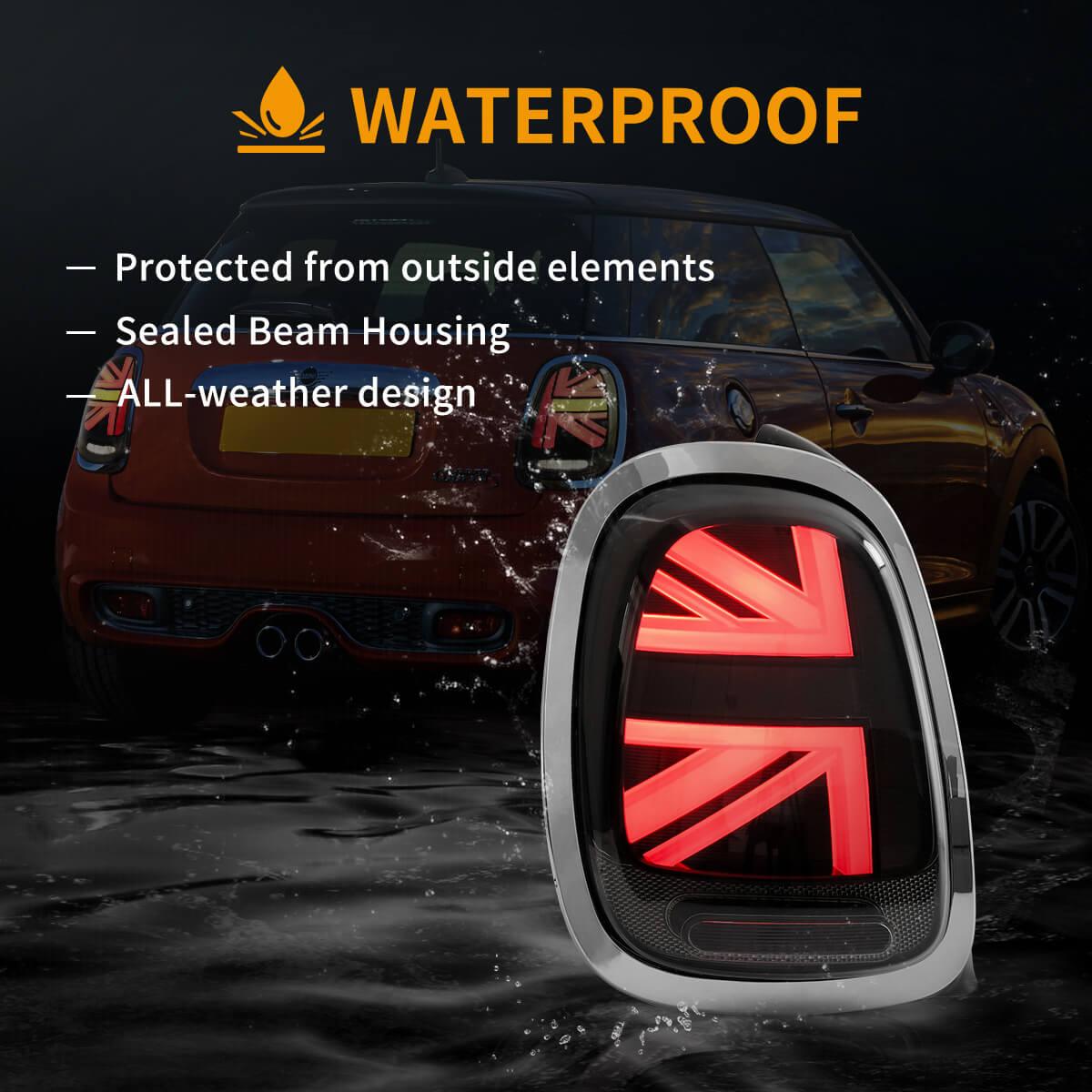 مجموعة مصابيح خلفية LED لسيارة BMW Mini F-Series موديلات 2014-2019 (F55/F56/F57)