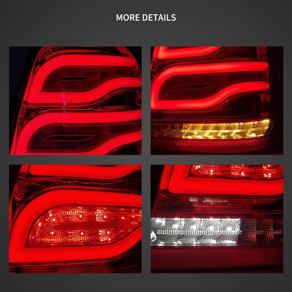 LED Tail Lights Assembly For 2001-2007 Toyota Highlander 1th Gen (XU20)