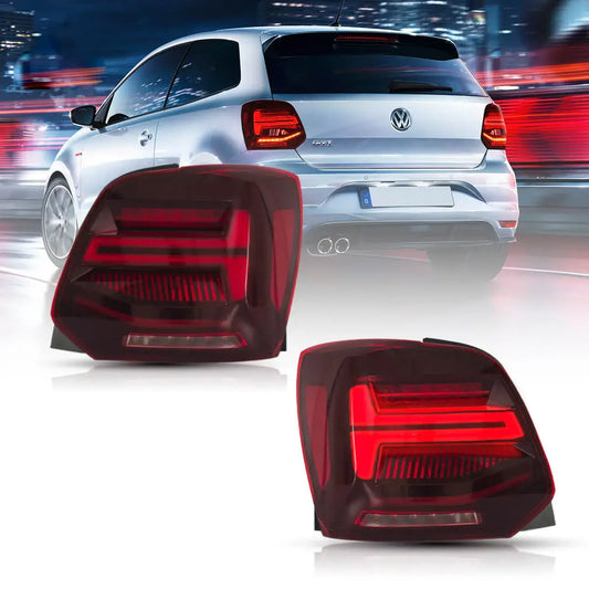 LED Tail Light Assembly With Sequential Turn Signal For 2009-2017 Volkswagen Polo 5th Gen (LWB/SWB）