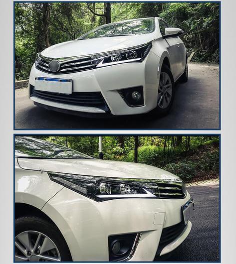 LED Headlight Assembly Matrix Projector Version For 2014-2016 Toyota Corolla