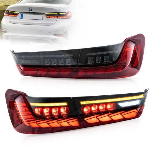 LED Tail Lights Assembly Sequential Turn Signal With Dynamic Welcome Light For 2018-2022 BMW 3 Series 7th Gen G20/G28/G80
