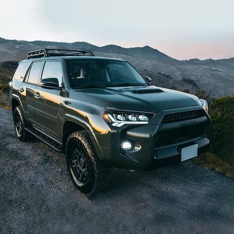 LED Headlight Assembly Matrix Projector Black For 2014-2022 Toyota 4Runner 5th Gen (N280)